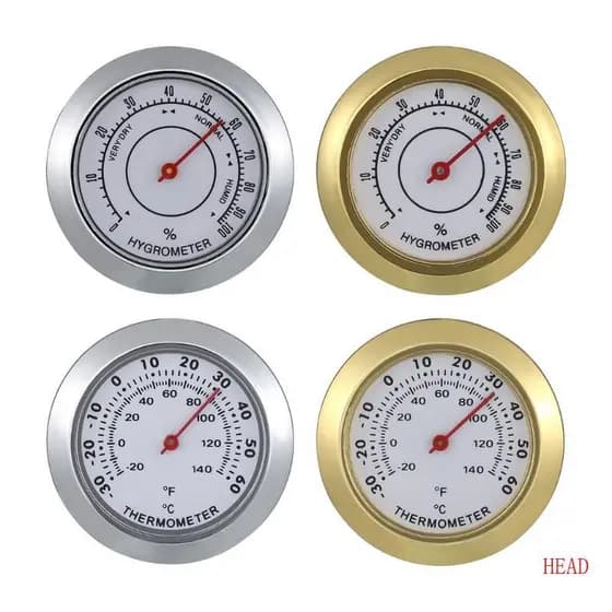 Cabeça Termômetros Higrômetro Ferramenta Medição Temperatura Umidade Automática
