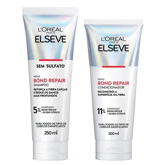 KIT ELSEVE SHAMPOO + COND BOND REPAIR CABELOS DANIFICADOS