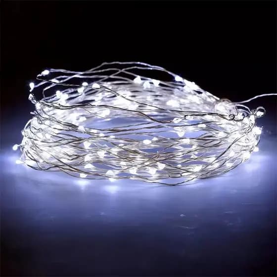 Pisca pisca natal fio de fada 500 led bivolt branco 15m
