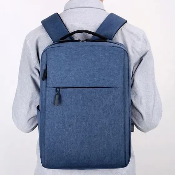 Mochila Impermeável Unissex Alça Acolchoada Anti-Furto Reforçada Entrada USB Compartimento Interno