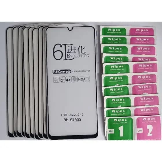 kit com 10 Películas de vidro para Motorola 6D 9H, Moto G8 ,G8 Play , G8 Plus, G9, G6,G20, G50.