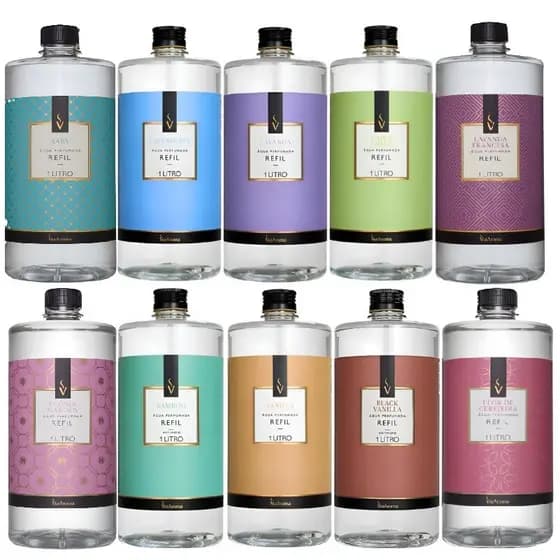 Agua Perfumada 1litro Via Aroma Melhores Essências