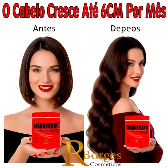Anabolizante Capilar 500Gr Melhor Hidratação de cabelo