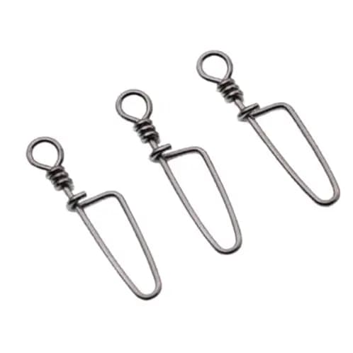 Snap Pesca Engate Rápido Coast Lock Nº3 100un Conector Isca Artificial Grampo Reforçado Pescaria