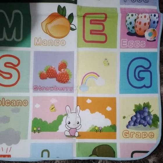 tapete alfabético infantil