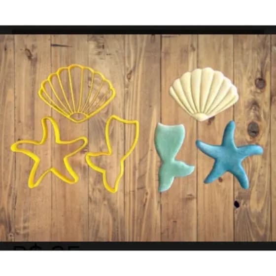 Kit Cortador Sereia 5 cm