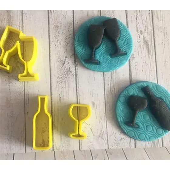 Kit Cortador Taça e Garrafa 5 cm.