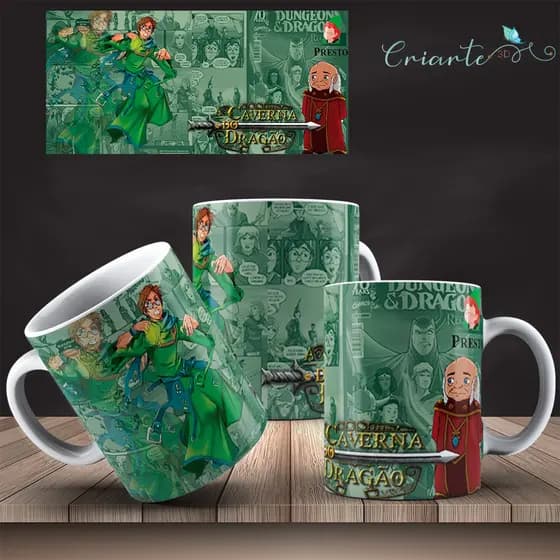 Caneca Personalizada Caverna do Dragão