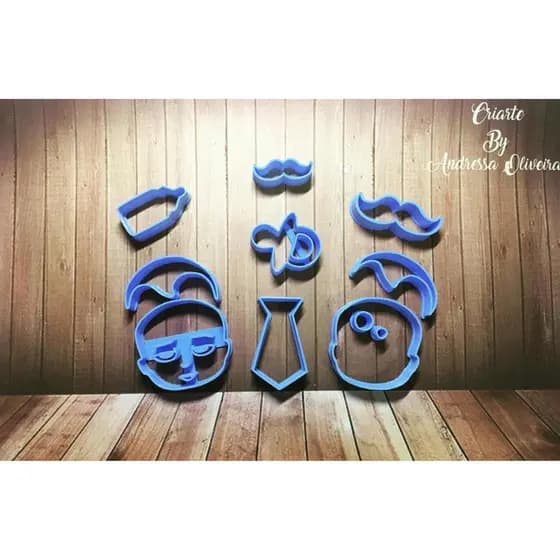 Kit Cortadores Variados Com Até 5 Cm Com 40 Peças.
