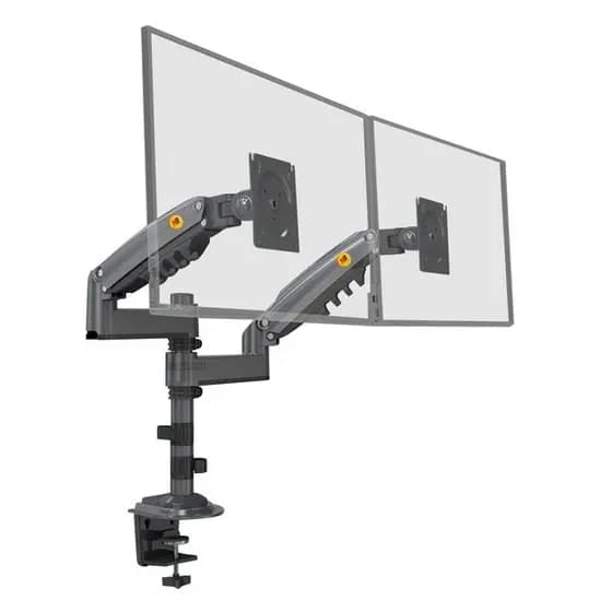 Suporte Braço Articulado 2 Monitores 17 a 34 Pistão a Gás H180 NB
