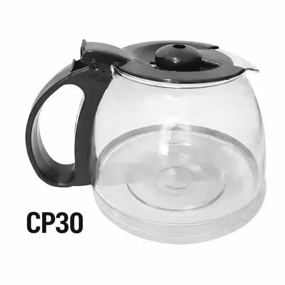 Jarra para Cafeteira CP30 - 30 Cafés Vidro Resistente com Tampa – Reposição Compatível
