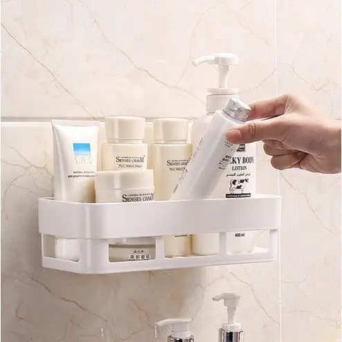 Suporte Para Shampoo Com Adesivo De Porta Sabonete Organizador Para Casa Em Cozinha Banheiro Multiuso