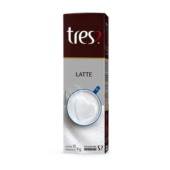 10 Cápsulas Três Corações - Latte Leite