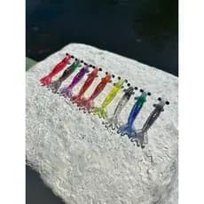 Camarão isca Artificial Mule iscas 6,5cm kit com 20 - isca artificial