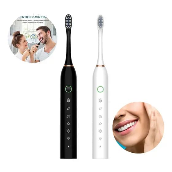 Escova Para Dente Elétrica Vibratória Macia Usb Sonica