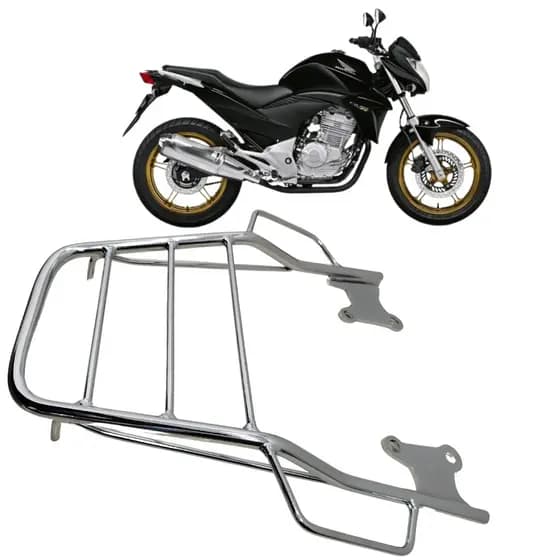 Bagageiro Suporte Para Bau Cb 300 2009 A 2015 Moto Transporte