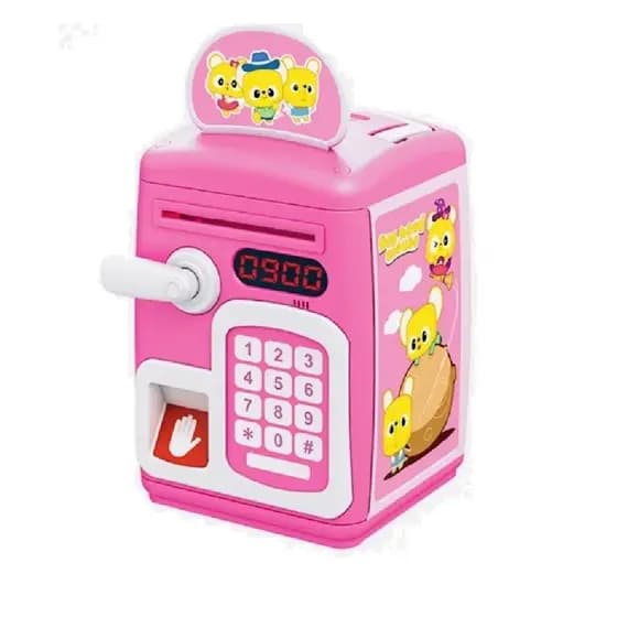 COFRE DIGITAL SENHA ELETRONICO AUTOMATICO IMPRESSAO DIGITAL COFRINHO INFANTIL BIOMETRIA TECLADO