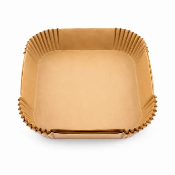 Forma De Papel Para Fritadeira C/ 50 Un Quadrada