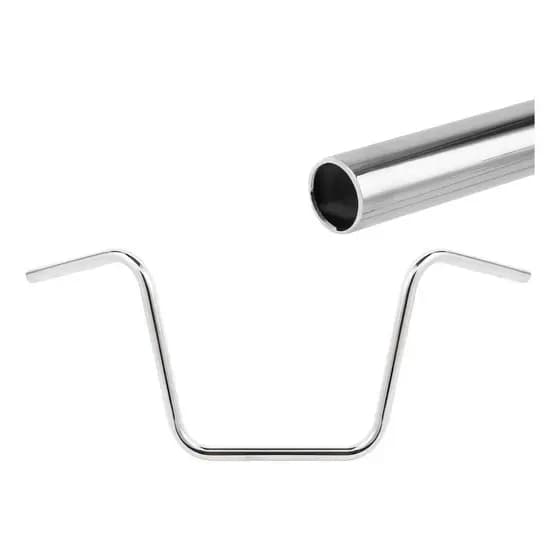 Guidon Guidão Seca Suvaco Shadow Boulevard M800 Savage Preto Cromado Aço