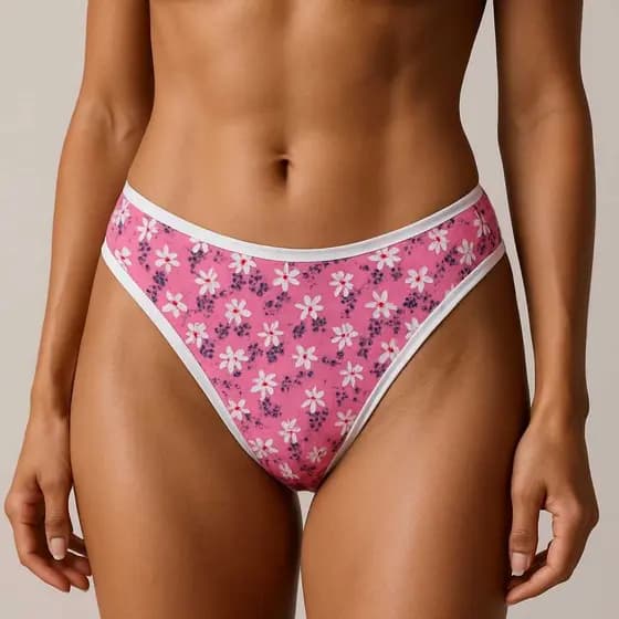 4 Calcinhas conforto de cotton 100 % Algodão TOMORROW