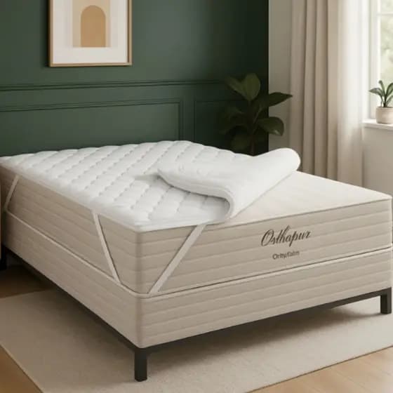 Pillow Top Ortobom 200 Fios Percal 100% Algodão Hipoalérgico Super Macio Premium