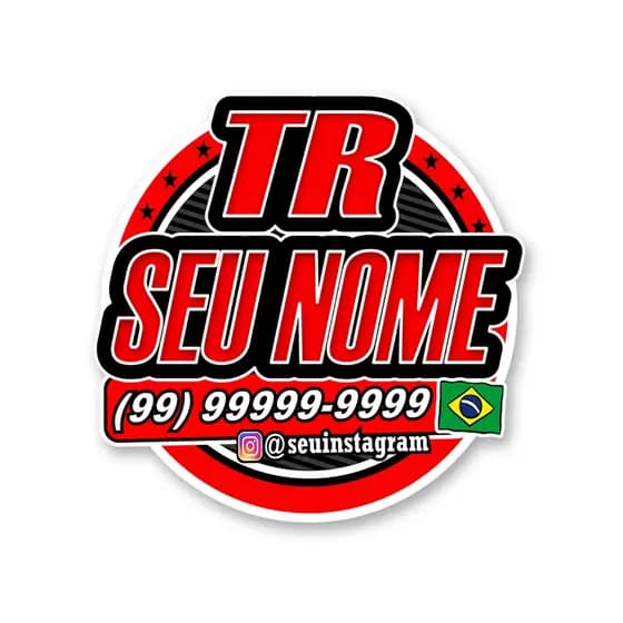 Adesivo Transportes Fiorino Van Personalizado Varias Cores Caminhão Carreta Bau Moto