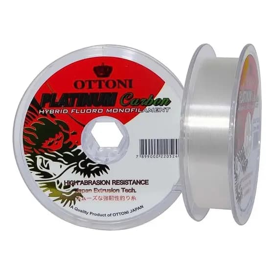Linha De Pesca Platinum Carbon 100m Monofilamento Alta Resistência