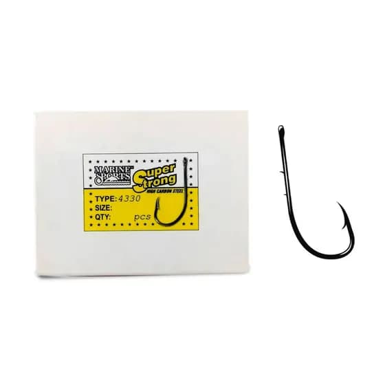 Anzol Marine Sports 4330 Super Strong Blíster com 100 unidades