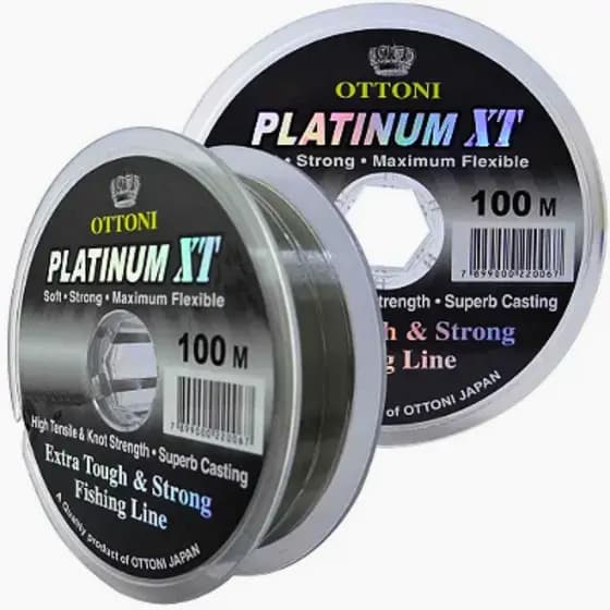Linha De Pesca Platinum Xt 100m Monofilamento Resistente
