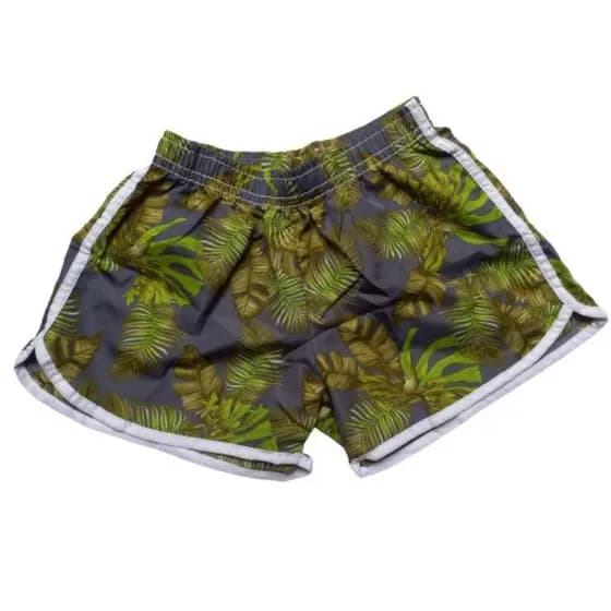 Shorts tactel feminino adulto kit com 5 peças