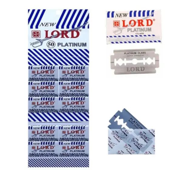 LAMINAS LORD PLATINUM CARTELA 50UNID