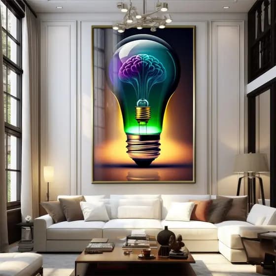 Quadro Decorativo GRANDE Alta Resolução Para Sala Quarto Escritório Quadro Psicologia 3