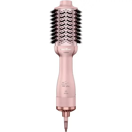 Escova Secadora Britânia Bivolt 1300W 4 em 1 Infrared BES36 Rosa