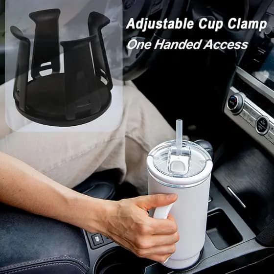2026 Novo Multifuncional Carro Copo De Bebidas Garrafa Titular Adesivo Rack Armazenamento Bebida Auto Acessórios Interio