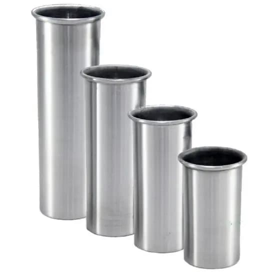 Kit 4 Formas de Alumínio Cilíndrico N°05 para Velas Artesanais