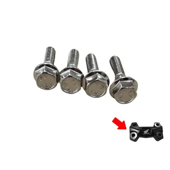 Parafusos Mesa de Guidão Esportiva Modelo CB Twister adaptável CG 125 150 160 Bros CBX CB300 Tornado Falcon Xre