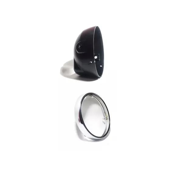 Aro Cromado Metal + Carcaça Do Farol Honda Twister Cbx 250