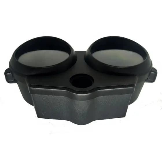 Carcaças Inferior e Superior Painel Moto Honda CG Fan 125 Preta Lente Orbital 2005 2006 2007 2008 2009 2010 2011 2012 13