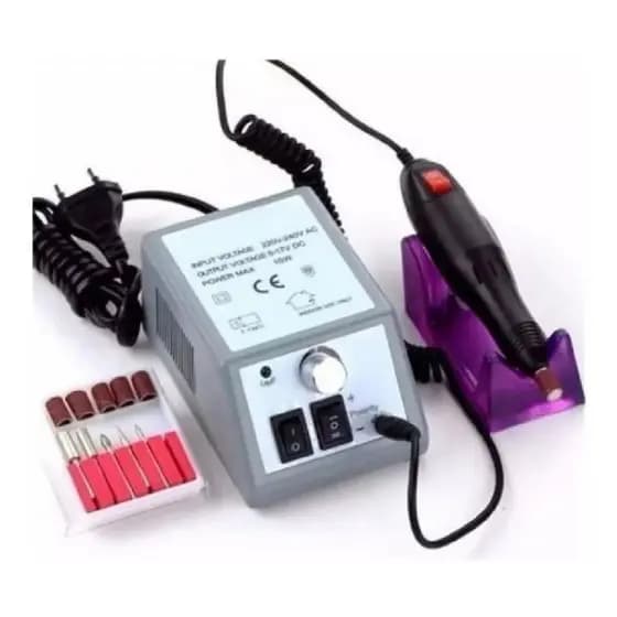 Lixa Elétrica Mercedes Unha Gel Acrigel Fibra - Motor de Lixa Elétrica - Lixadeira Elétrica