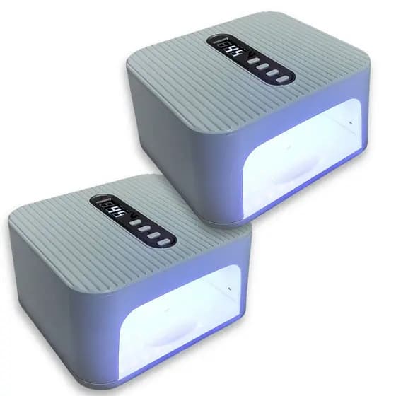 Kit 2x Duas Cabines SUN BT-19 288W Profissional P/ Unhas Gel Sensor e Temporizador Digital