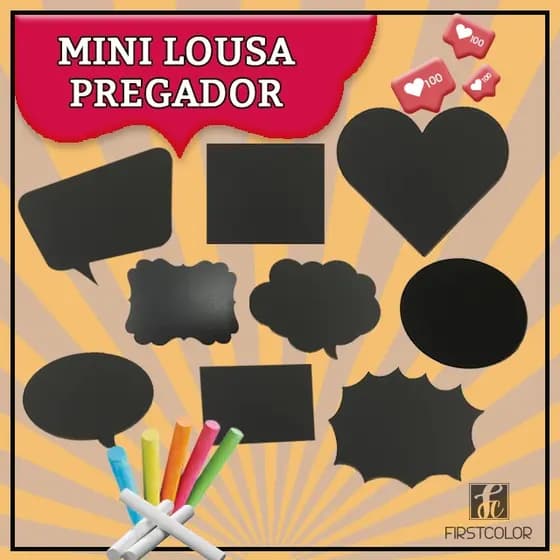 10 Mini Lousas Chalkboard - Festa , Decorativa, Decoração, Buffet, Organização