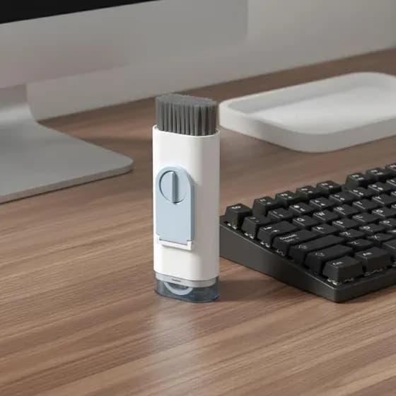Extrator De Teclas Incluído Limpador De Teclado Multifuncional Escova Macia Kit De Limpeza Design Integrado Para Escritó