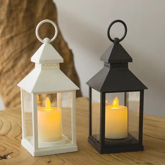Velas Luminaria De Lanterna Iluminação Decorativa De Bancada e Pendente Para Vários Tipos Ambientes