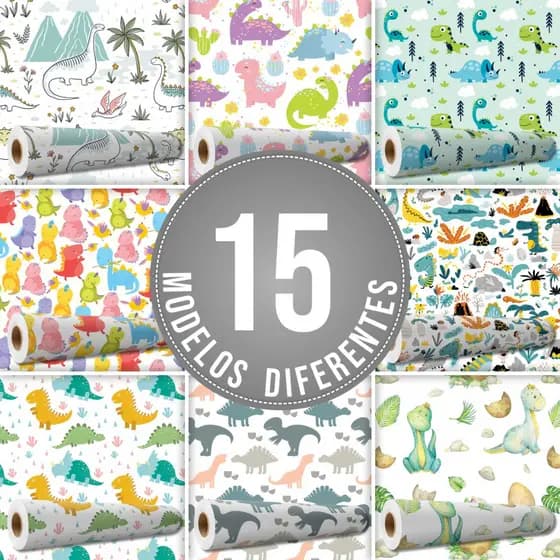 Papel de Parede Auto Adesivo Dinossauro Dino Alta Resolução Lavável
