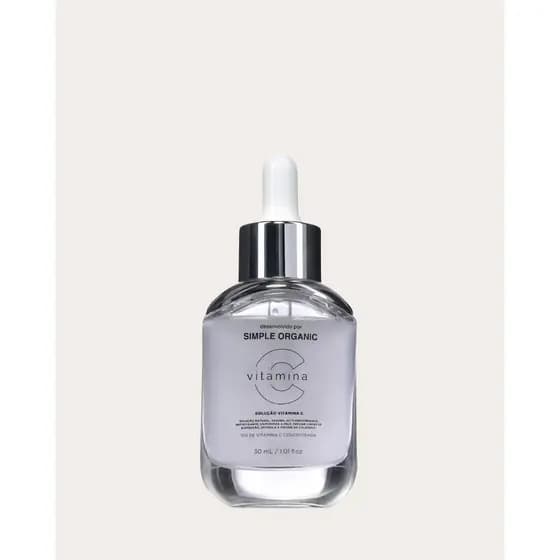 Solução facial Vitamina C 30ml | Simple Organic