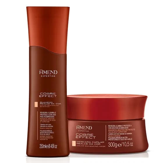 Amend Kit Cobre Effect Shampoo e Máscara