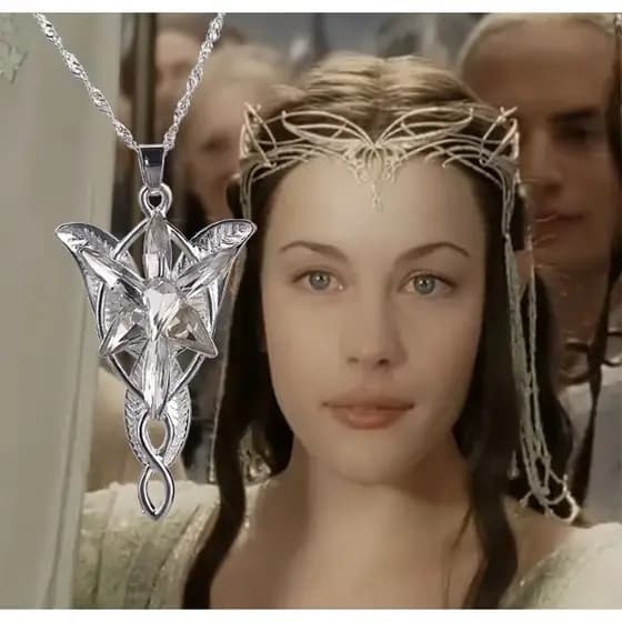 Colar Élfico Arwen Evenstar Senhor dos Anéis