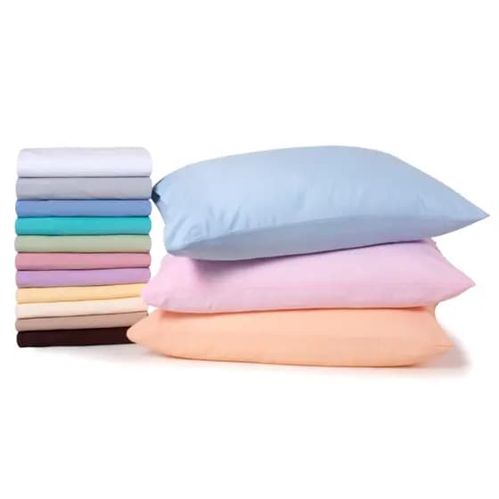 Par de Fronhas Envelope Toque de Algodão 400 Fios Diversas Cores