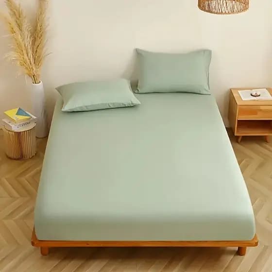 Jogo de Lençol Cama Queen 3 Peças Com Elástico 400 Fios Toque Macio Premium Diversas Cores