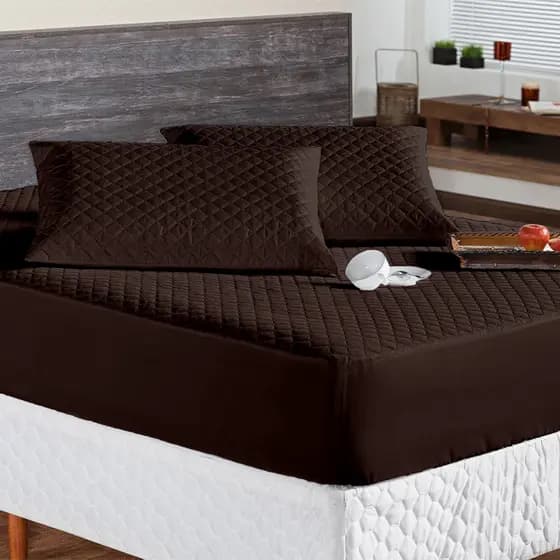 Capa Impermeável Protetora Colchão Matelada King Queen Casal Solteiro BOX Protetor Branco Preto